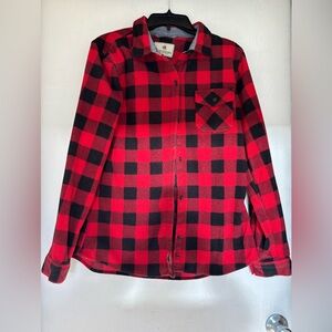 Legendary Whitetails Red and Black Plaid Shirt